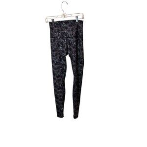 Lululemon Rocky Road Roll Down Wunder Leggings High-Waisted Multicolor Speckled